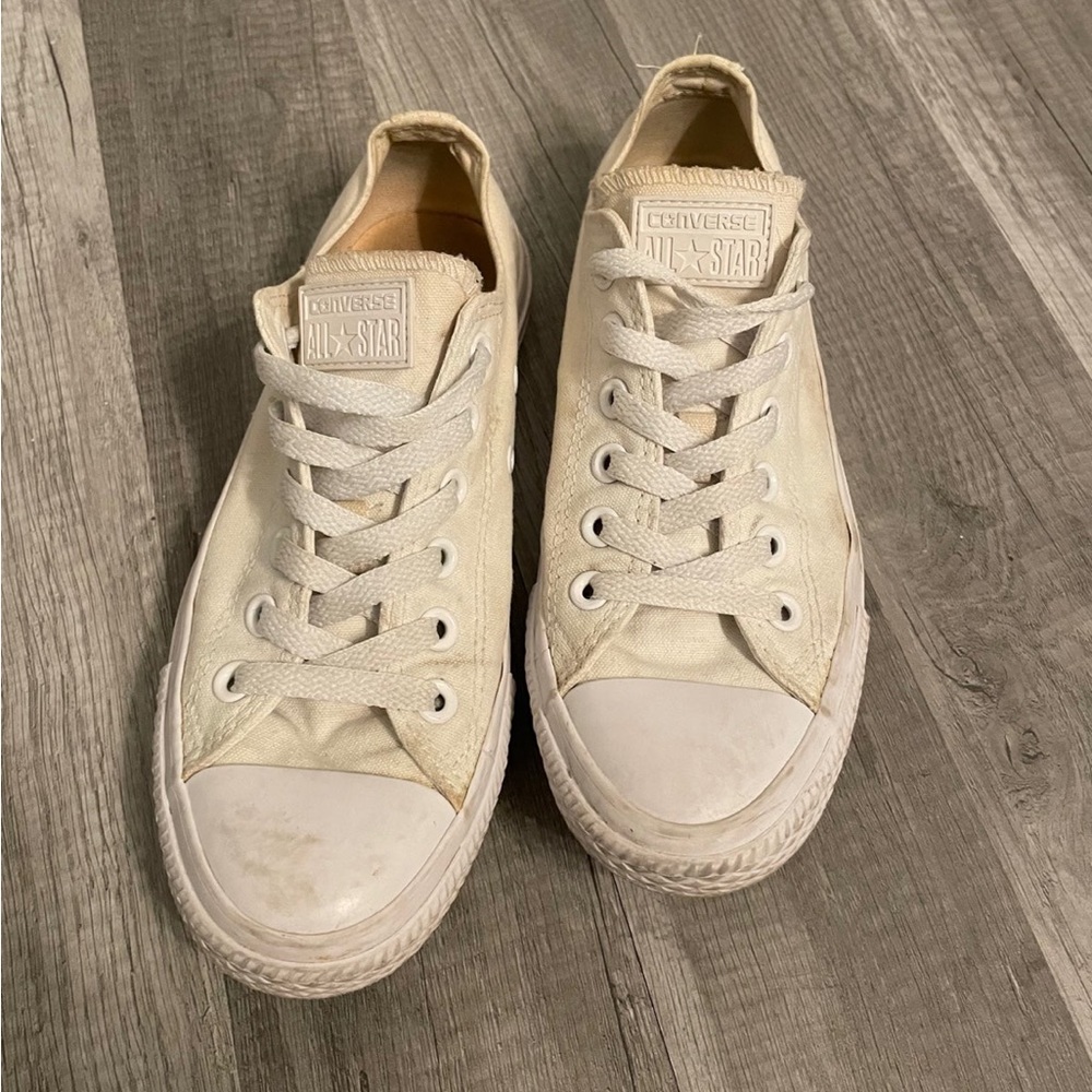 All White Converse